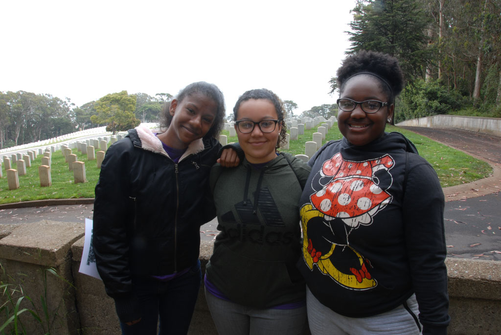 Ahmarii Hill, Aasha Goodman, and Andya Mayfield