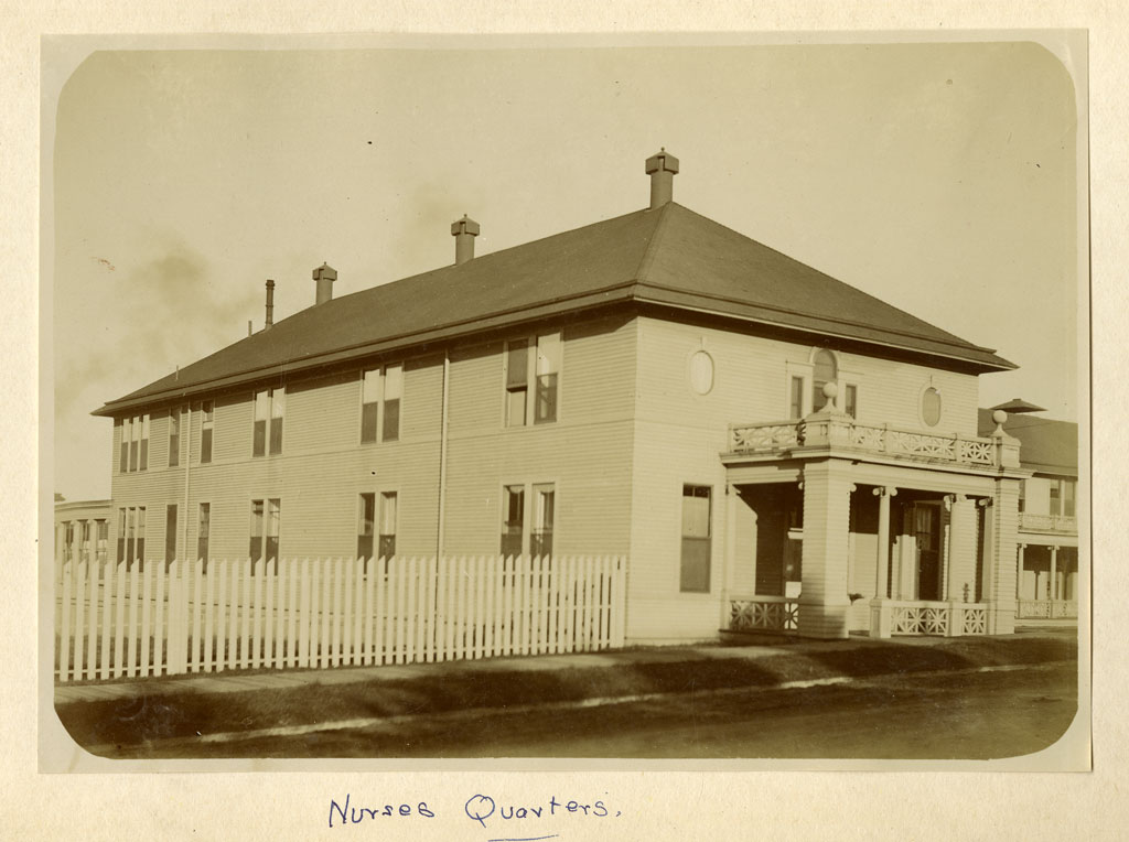 Exterior view of Nurses Quarters