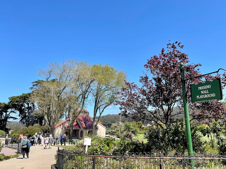 Entrance to Presidio Wall Playground.