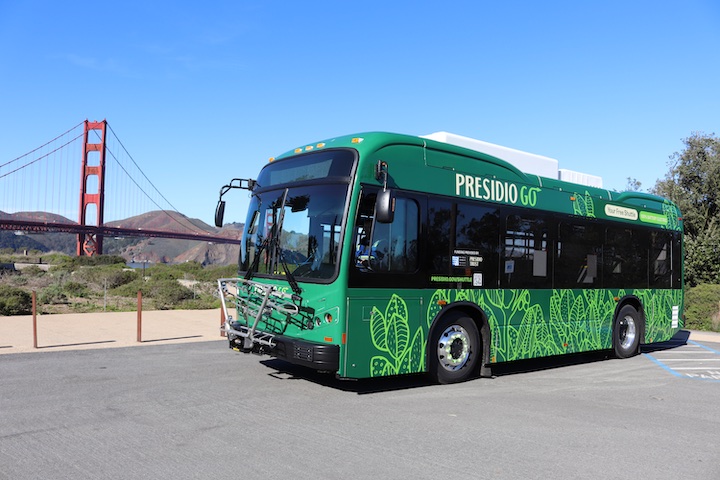 Presidio Go Shuttle bus