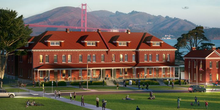 The Presidio Montgomery Street barracks