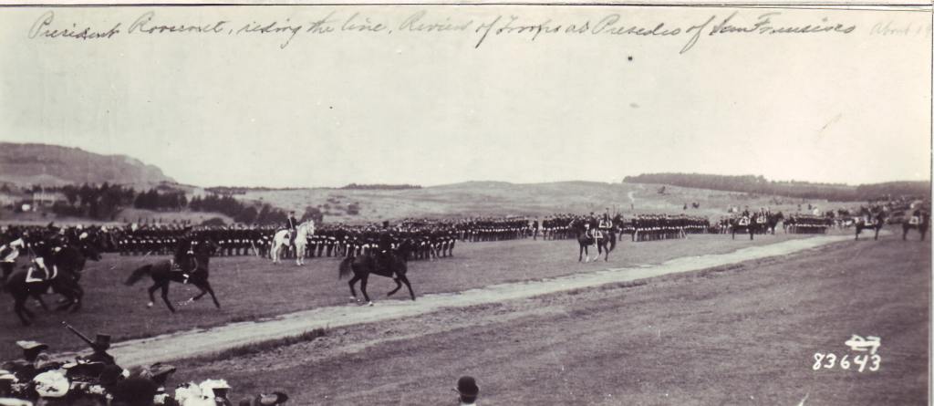 Teddy Roosevelt at the Presidio Golf Course.