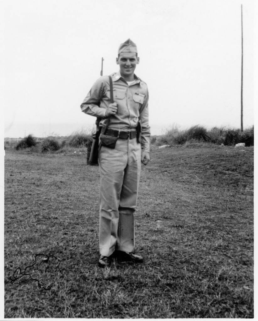 Wallace Levine in the Presidio in 1953.