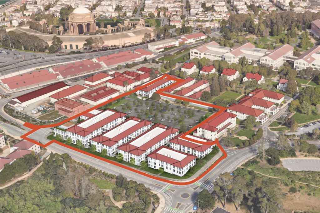 Proposed Letterman Residential Project - with Site Boundaries